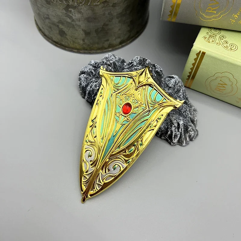 11 cm Viconias wandelnde Festung Baldur's Gate 3 Spielperipheriegeräte 1:6 Metallschild-Ausrüstungsminiaturen Heimdekorationssammlung Dropshipping Großhandels-Schnäppchengeschenke Neuankömmling Geschenk Kostenloser Ver – Detail 12