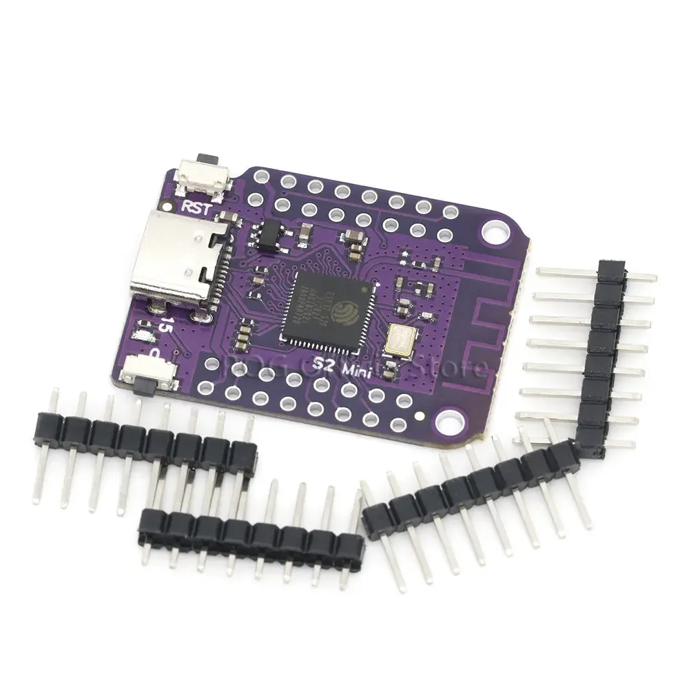 S2 Mini V1.0.0 WIFI IOT Board based ESP32-S2FN4R2 ESP32-S2 4MB FLASH 2MB PSRAM MicroPython Arduino Compatible Development Board