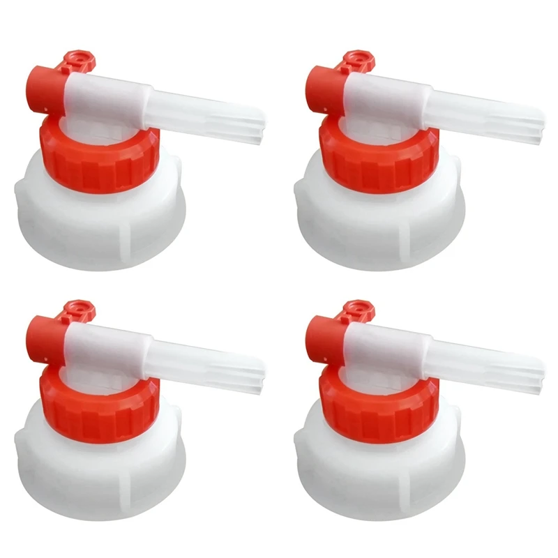 4X Spout Tap For Canister With DIN 51 Thread Tank Tap Ton Bucket Valve Adapter Threaded Connector Irrigation Switch