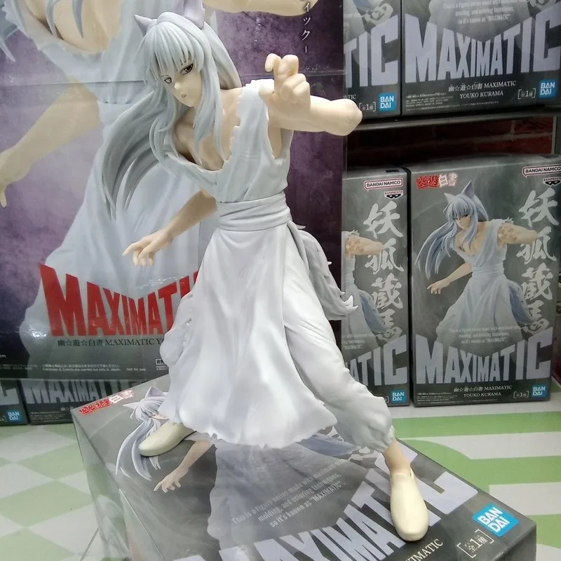 

В наличии натуральная Banpresto Yuyu Hakusho Maxmatic Youko Kurama Minamino Shuuichi 23 см, коллекционные предметы, настольные украшения Kurama, игрушка