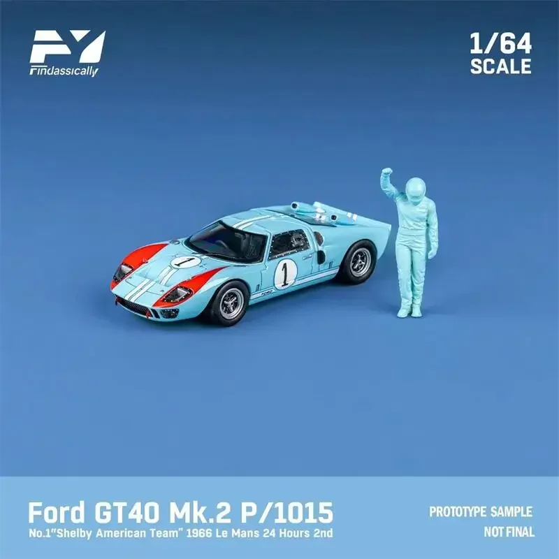 **Pre-Order** Finclassically 1:64 GT40 Mk II 2 1966 LeMans Diecast Model Car