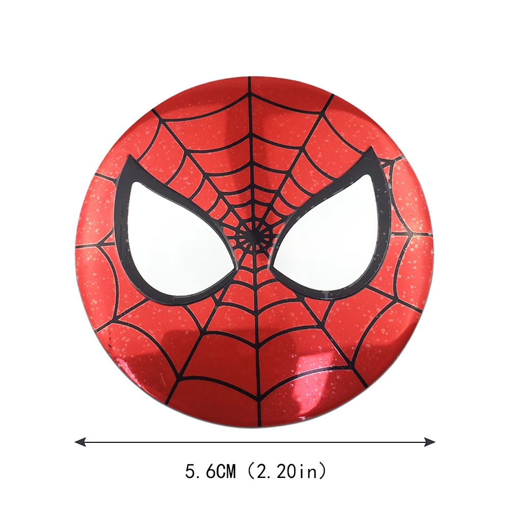 Universal 56mm Captain America Deadpool Spider-Man Car Wheel Center Emblem Hub Cap Sticker for Honda Toyota Mazda Jeep Nissan - view 5