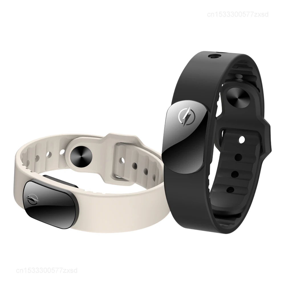 M12-SE الشتاء مكافحة ساكنة سوار الرجال النساء مقاوم للماء قابل للتعديل جسم الإنسان ثابت مزيل قابلة للشحن سوار معصم من السيليكون #6