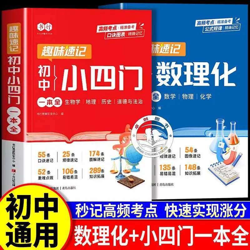 

2025 Junior High School Mathematics, Physics, and Chemistry Comprehensive Textbook, Formula and Law Exam Points