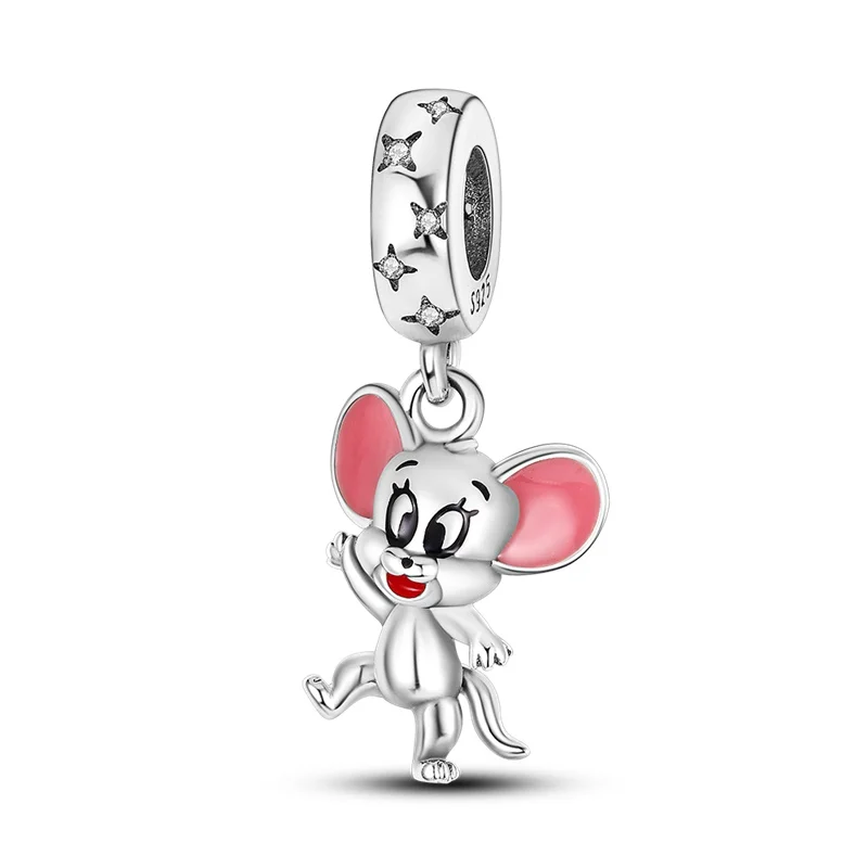 925 Silber 2026 Disney Stitch The Nightmare Before Christmas Anhänger Charms passend für Halskette und Armband DIY Geburtstagsgeschenke für Frauen