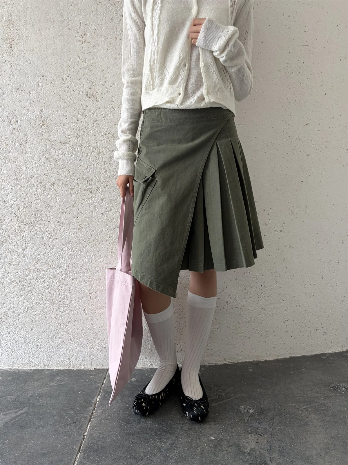 

Асимметричная юбка А-силуэта с высокой талией Sleep at 11 Brand, повседневная, в винтажном стиле, из неэластичной ткани, для девочек