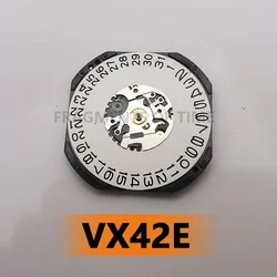 JAPAN VX42 Movement With Date Calendar Display Japan Movement VX42E Three Hands Calendar Date Metal Quartz Movement