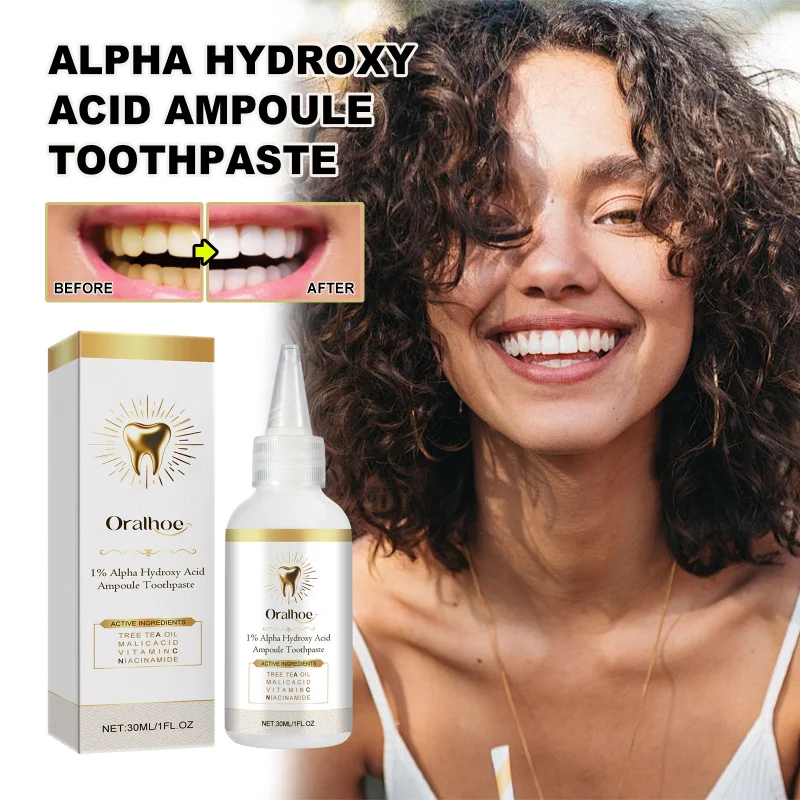 

Teeth Whitening Toothpaste - Deep Clean Plaque And Stains, Brighten Teeth, Alleviate Oral Odor And Freshen Breath