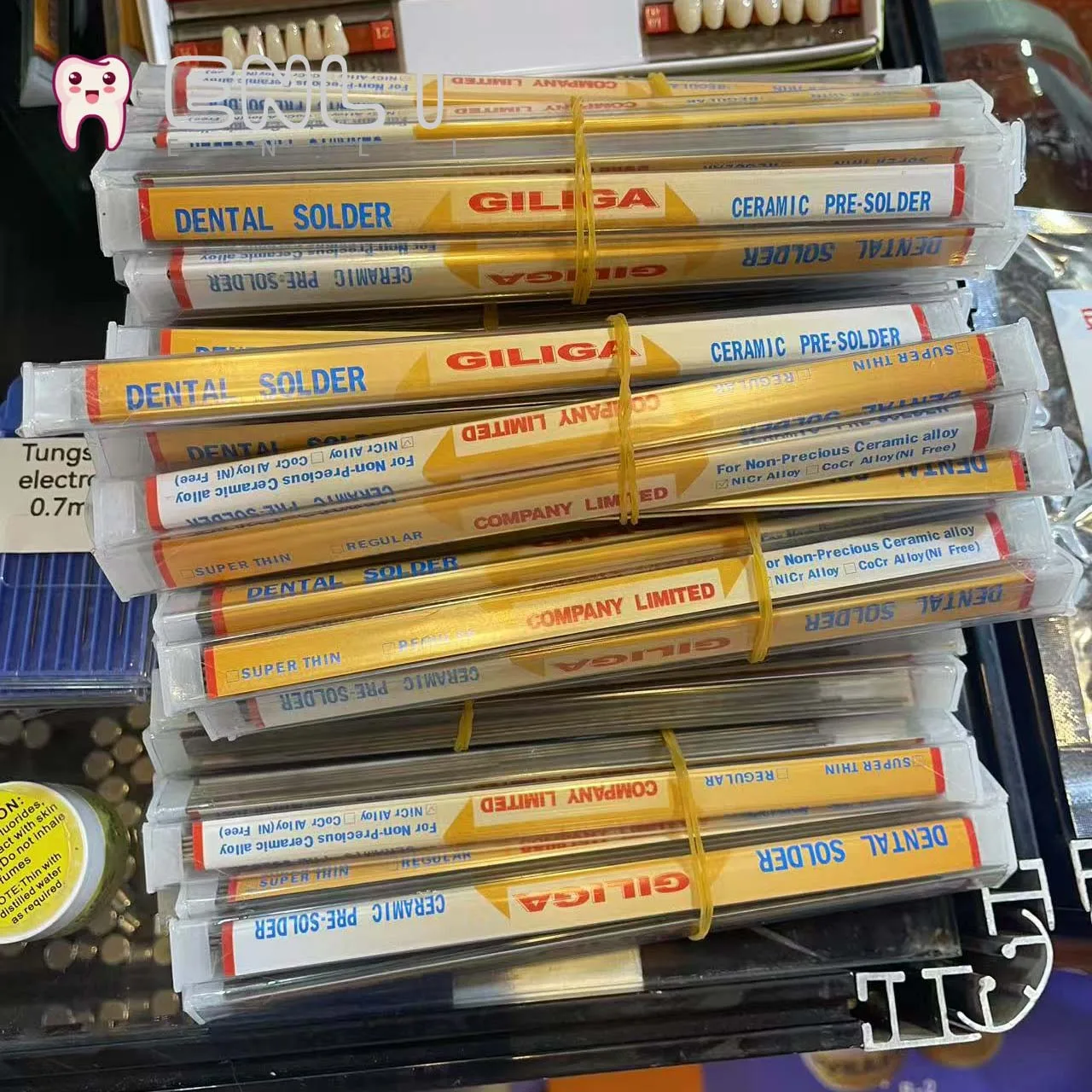 

Dental Lab materials High Temperature Welding Rod NiCr Alloy For PFM Soldering