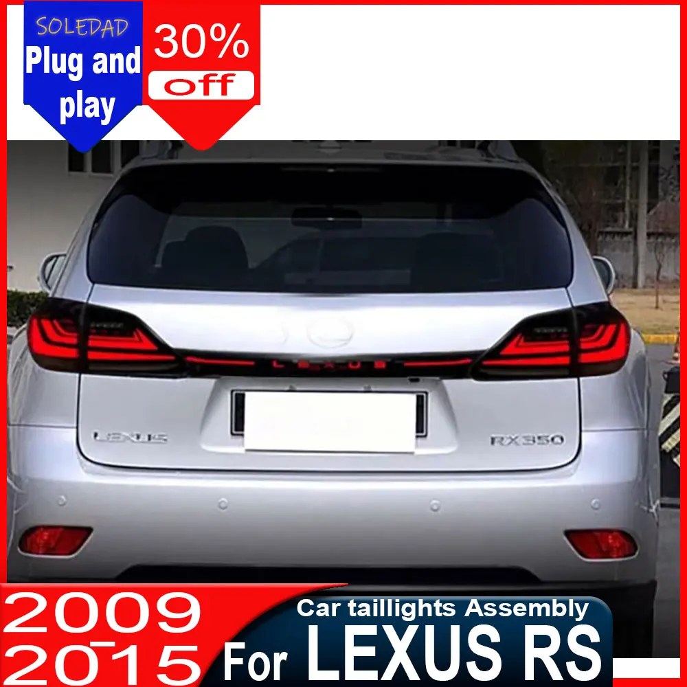 For 2009-2015 Lexus RX270 RX350 RX450 RX330 Rear DRL LED Brake Car Taillight Auto Daytime running light Accessory