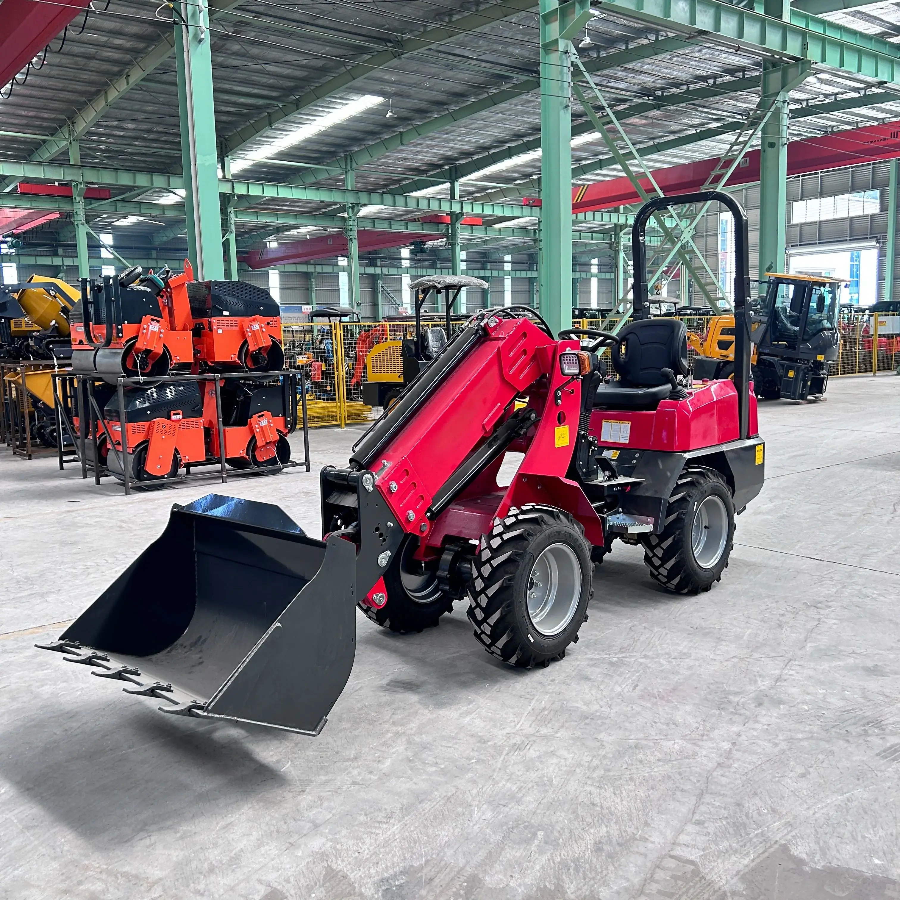 حار بيع CE المعتمدة لرافعة عجلات الديزل تسليم سريع جرافة ذراع تلسكوبي الساخن بيع