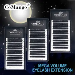 CoMango Individual Lashes Extensions Classic Eye-lashes Fluffy Eyelashes Supplies Dark Black Cilia 8-16mm False Eye-lash Makeup