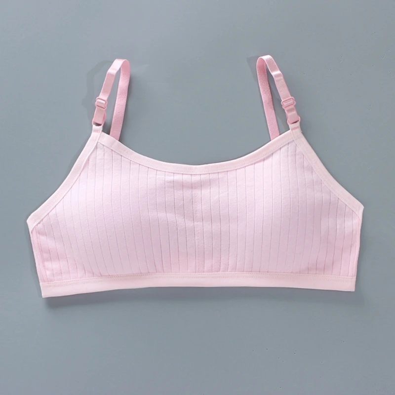 Seamless Training Bras for Girls Middle High School Students Bralettes Bra Breathable Cotton Padded Bra Teens Underwear