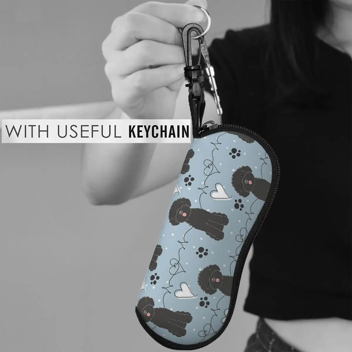 

Черный игрушечный шарф с пуделем, шарфы с кисточками, женские мягкие теплые шали и накидки, большая осенне-зимняя шаль