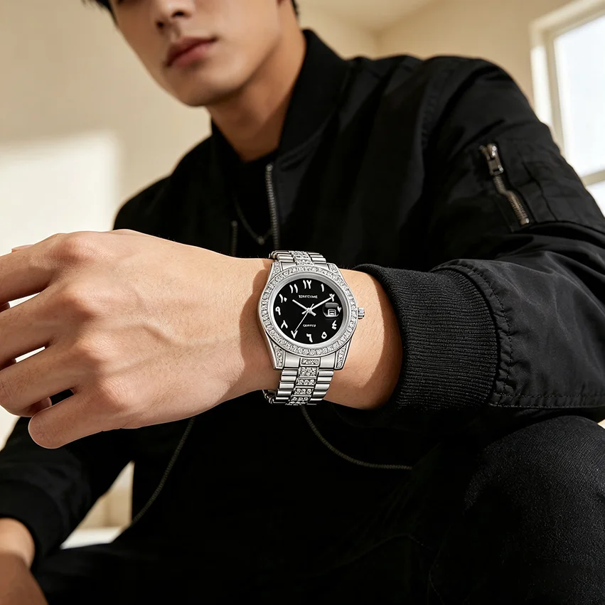 Montre-bracelet élégante incru - Luxury Watch With Arabic Numerals avis et prix