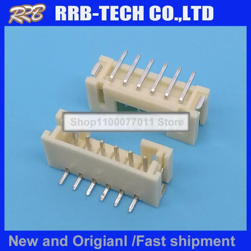 

50pcs/lot B6B-PH-SM4-TB(LF)(SN) 2.0mm legs width 6pin stand stick socket 100% New and Original