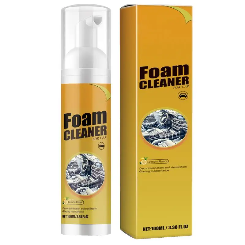 

Car foam cleaner Auto Interior Leather Clean Multifunctional Foam Cleaner Car Interior Strong Decontamination Ceiling Seat Clean