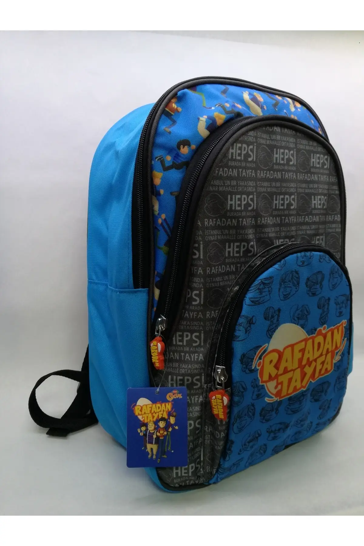 Adel Three-Eyed School Bag (Rafadan Tayfa)  Suitable for primary school studentsdel