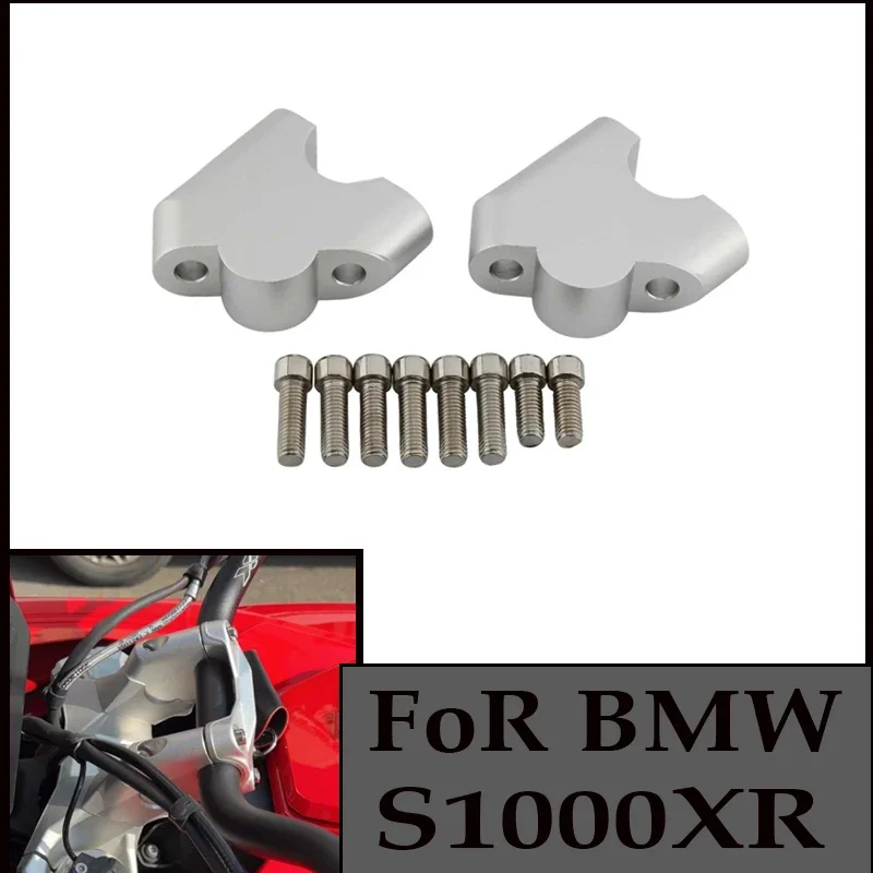 

For BMW S1000XR 2020-26 Motorcycle modification accessories Parts Handlebar Riser Handle Bar Clamp Extend Adapter Aluminum alloy