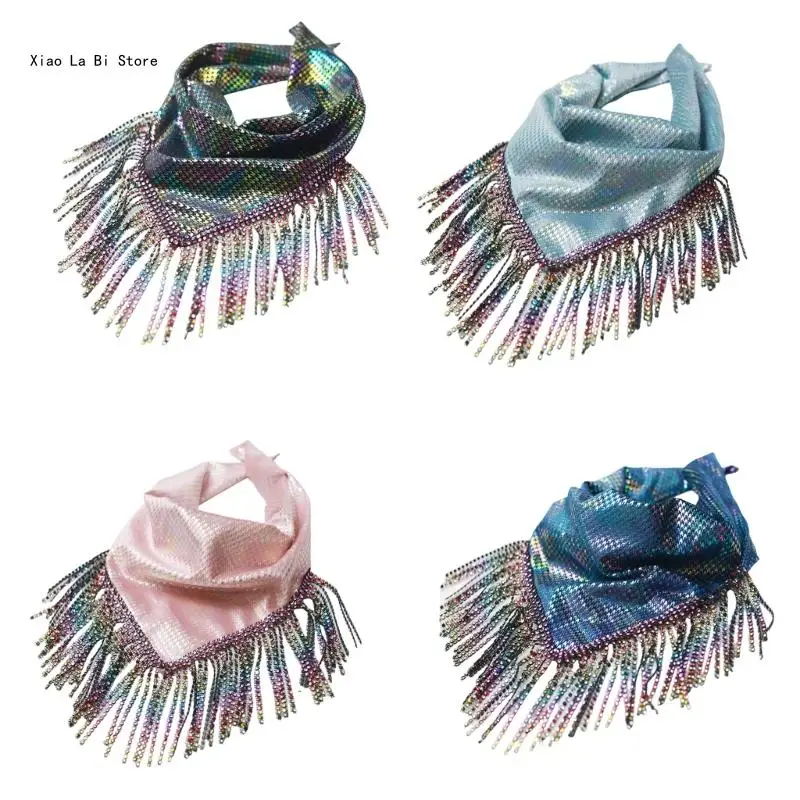 

Sexy Bandana Turbans Head Scarf Headwear Rhinestones Tassels Scarves XXFD