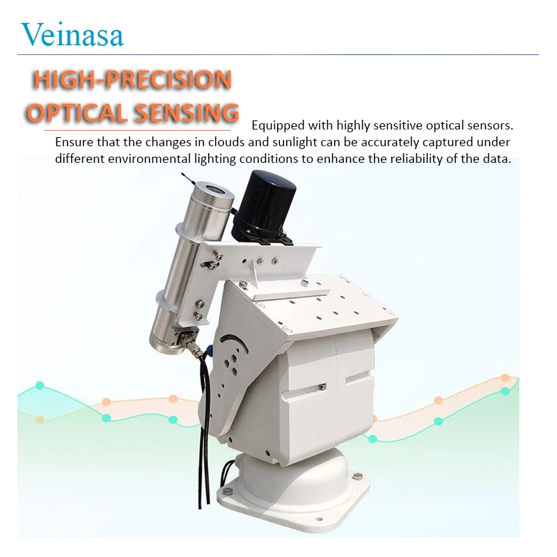 2026 New Veinasa-YGY02 Monitoring Cloud Height Meter Data Analysis Meter Cloud Cover Monitor for Weather Stations