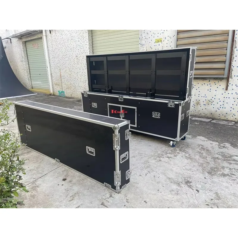 حافظة طيران نقل الرفع الكهربائية المتنقلة لدعم شاشة LED #5