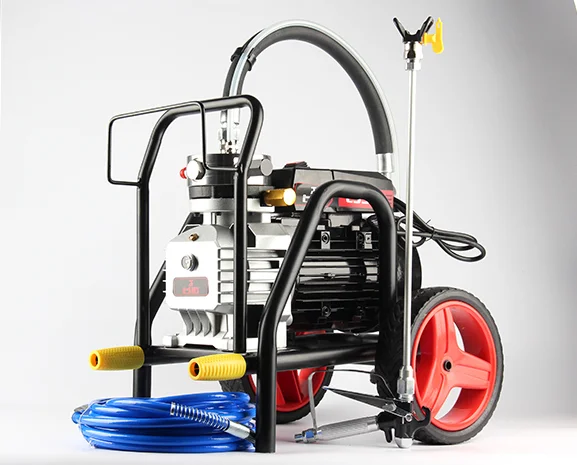 5500 واط 45L ارتفاع ضغط 3000psi البخاخ الرش اللاتكس الطلاء ، آلة طلاء الرش مضخة الفولاذ المقاوم للصدأ 10 متر خرطوم بندقية رذاذ #5