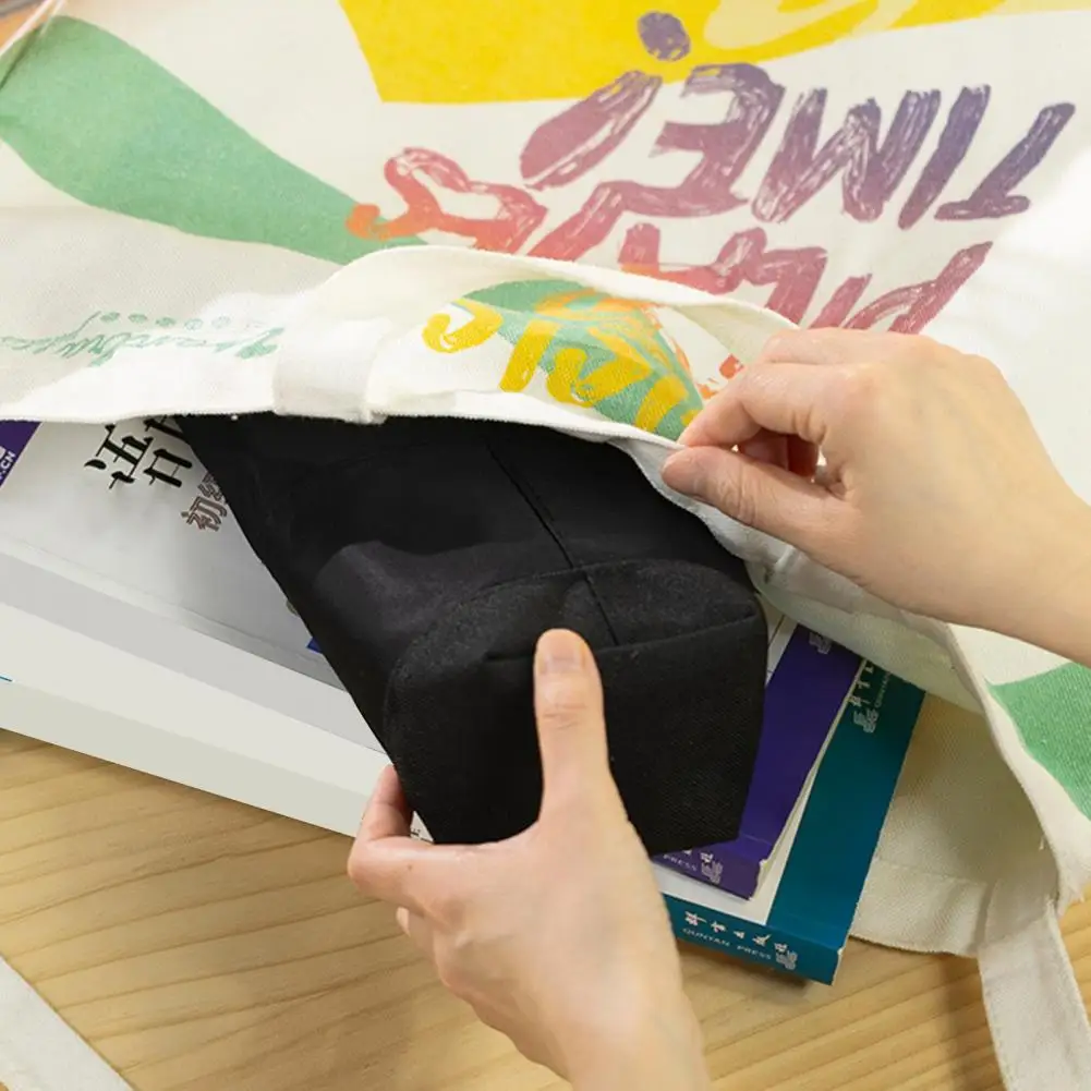 Estojo de pé com fecho com zíper, grande capacidade caneta titular, leve saco estético caneta, volta às aulas