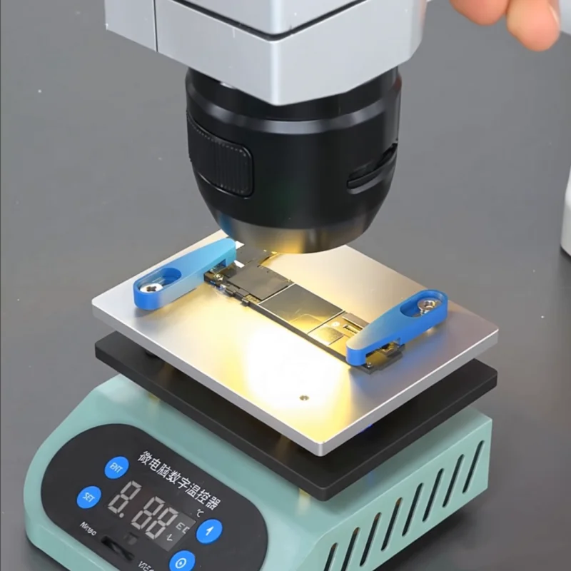 

Universal Mini Heating Table Microcomputer Digital Thermostat for Preheating Motherboard Layering Desoldering and Chip Degumming