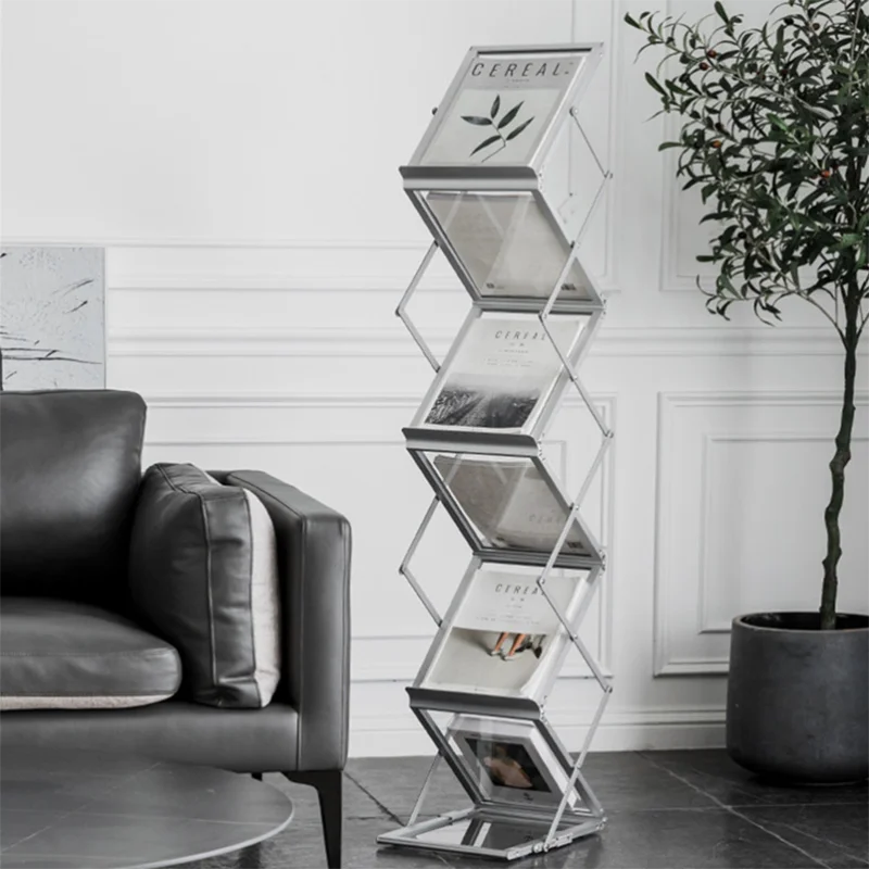 YFY Foldable Magazine  Internet celebrity Fashion Book  Newspaper  Shelf  Display  Flyer
