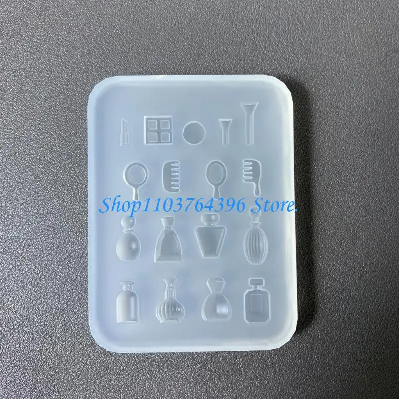 

G7NC Easy to Use Silicone Mould Practical Epoxy Resin Mold Dressing Table Accessories Mould Jewelry Charm Making Supplies