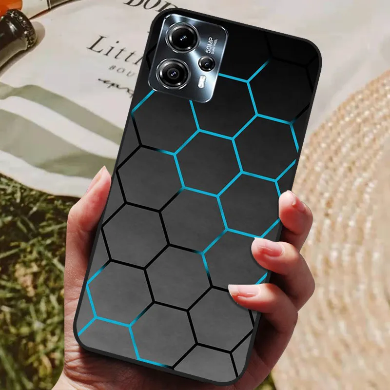 For Motorola Moto G13 G23 Case Cute Cat Wolf Painted Cover Soft Silicone Phone Case For Moto G23 G 13 MotoG13 MotoG23 Back Cover