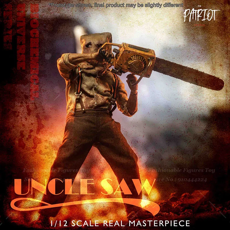 Patriot Studio 1/12 Scale Soldierterrifying Chainsaw Killer Uncle Aunt  Adventure Game Dolls 6"" Action Figure Body Collection