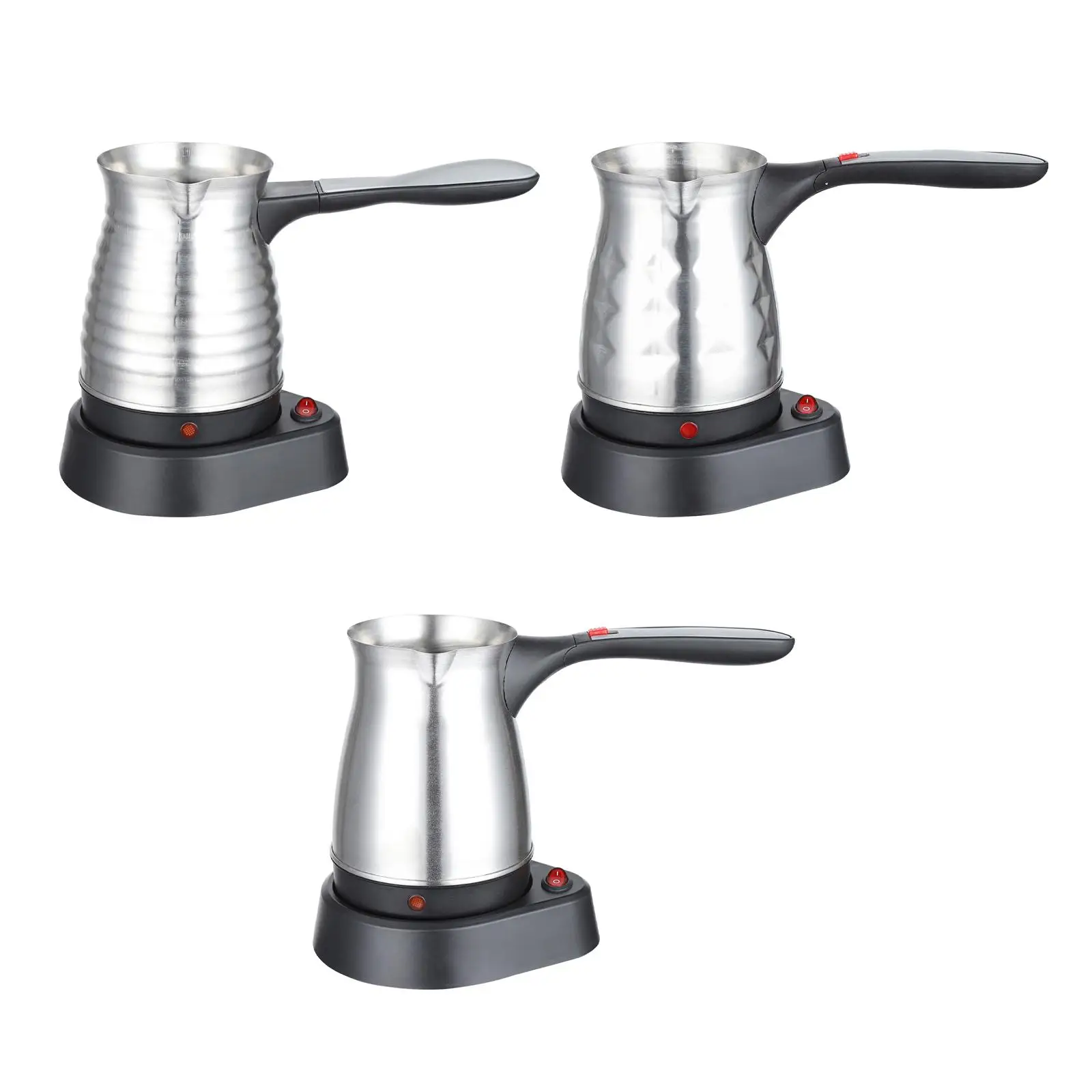 

Электрический Турецкий кофейник 500 мл, кофейник из нержавеющей стали для бара, кафе