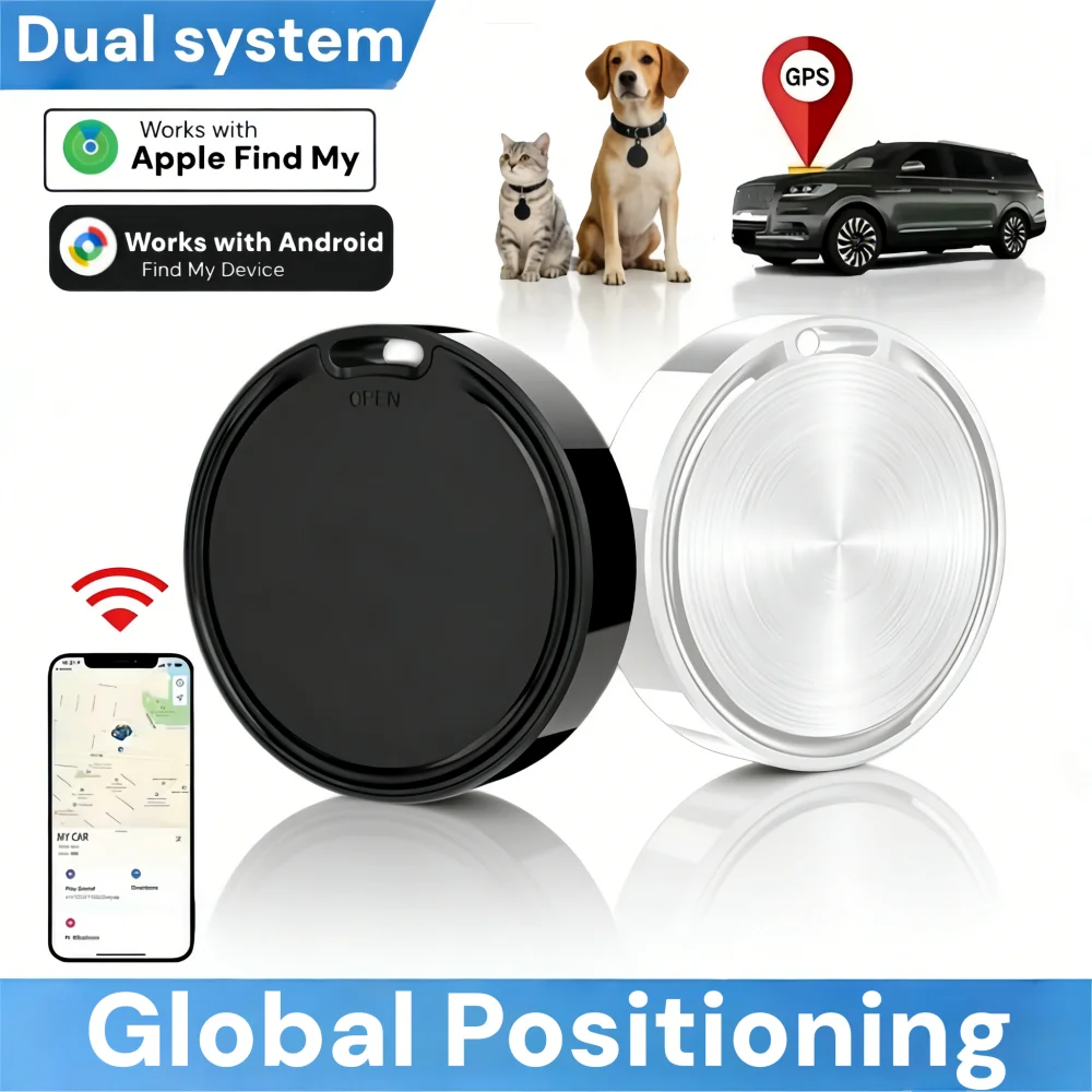 

GPS Trackers Locator Vehicle Tracker Pets Sport Tracking Elderly Kids Anti-lost DeviceApple&Android Dual System Tracking Locator