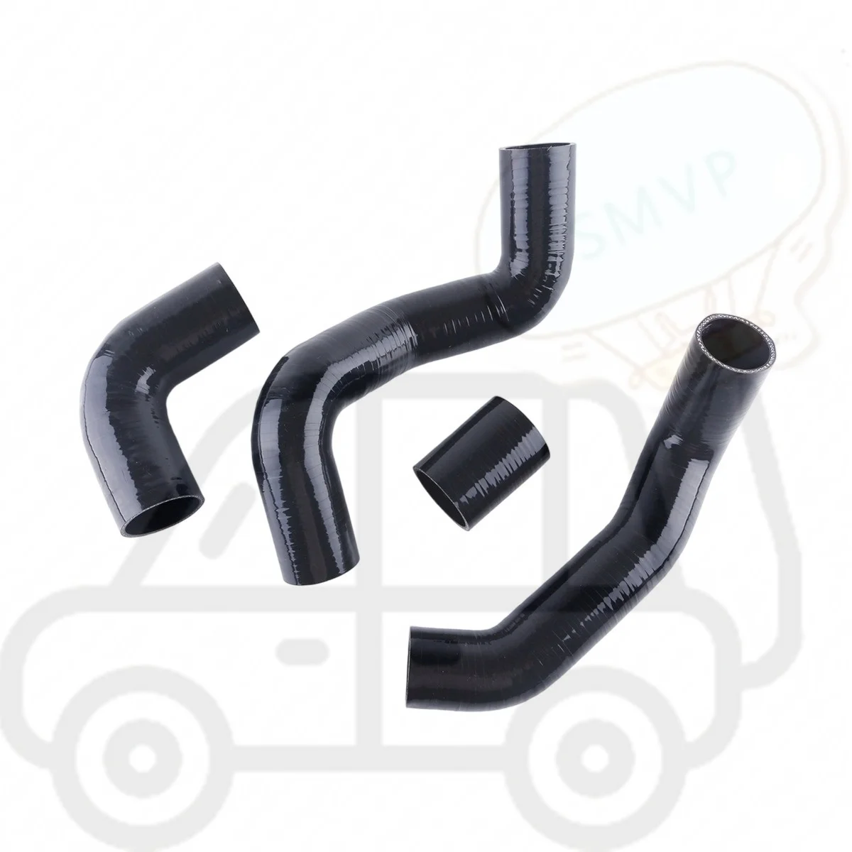 

4PCS 3PLY For Land Rover Freelander I TD4 2.0 2000 2001 2002 2003-2006 Car Auto Tools Silicone Hose Kit Intercooler Pipe Tube