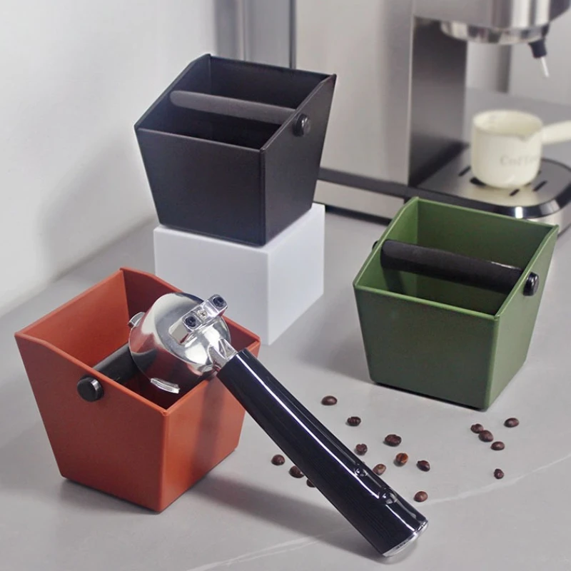 800ml ABS Coffee Grounds Bucket Espresso Knock Box Dump Bin for Coffee Residue with Removable Knock Baristas Machine Accessories