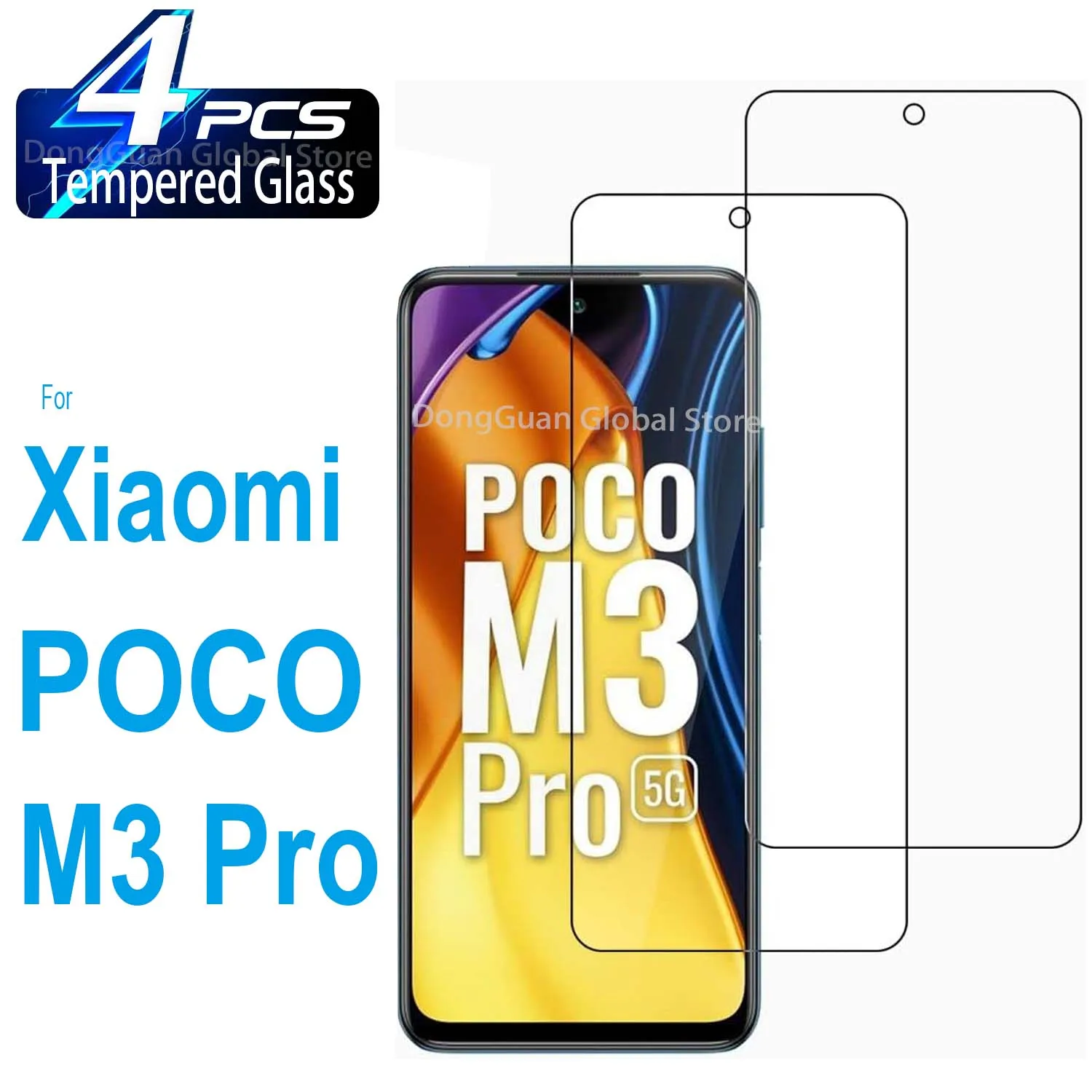 1/2/3/4Pcs Tempered…