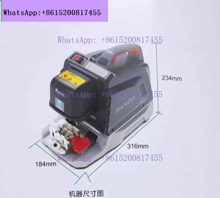 

Портативный станок для изготовления ключей XA-006 с ЧПУ, многофункциональный, с интеллектуальным управлением через приложение, поддержкой фиксированных форм и функцией Bluetooth