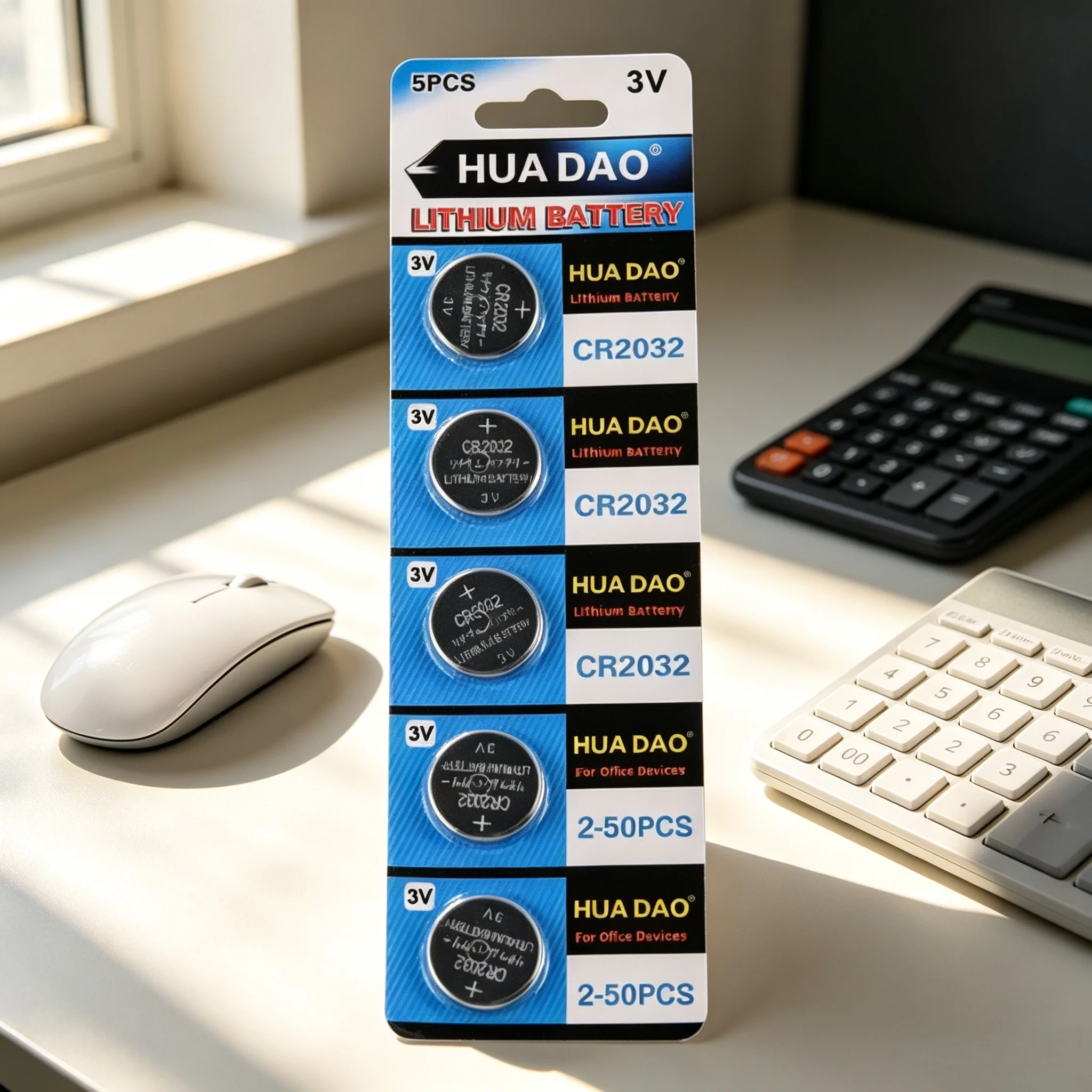 2-50Pcs Cr2032 3V Lithium Button Cell 5004Lc Dl2032 Stable Power For Watch Toy Calculator Car Key Remote Control