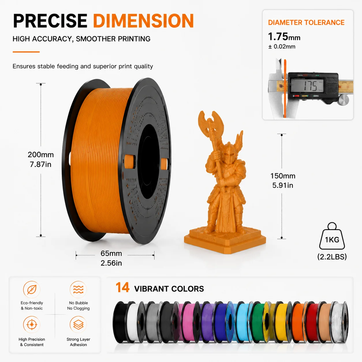 10kg PETG 1.75mm Filament Pake - 3D Printing Overhangs incelemesi ve fiyatı