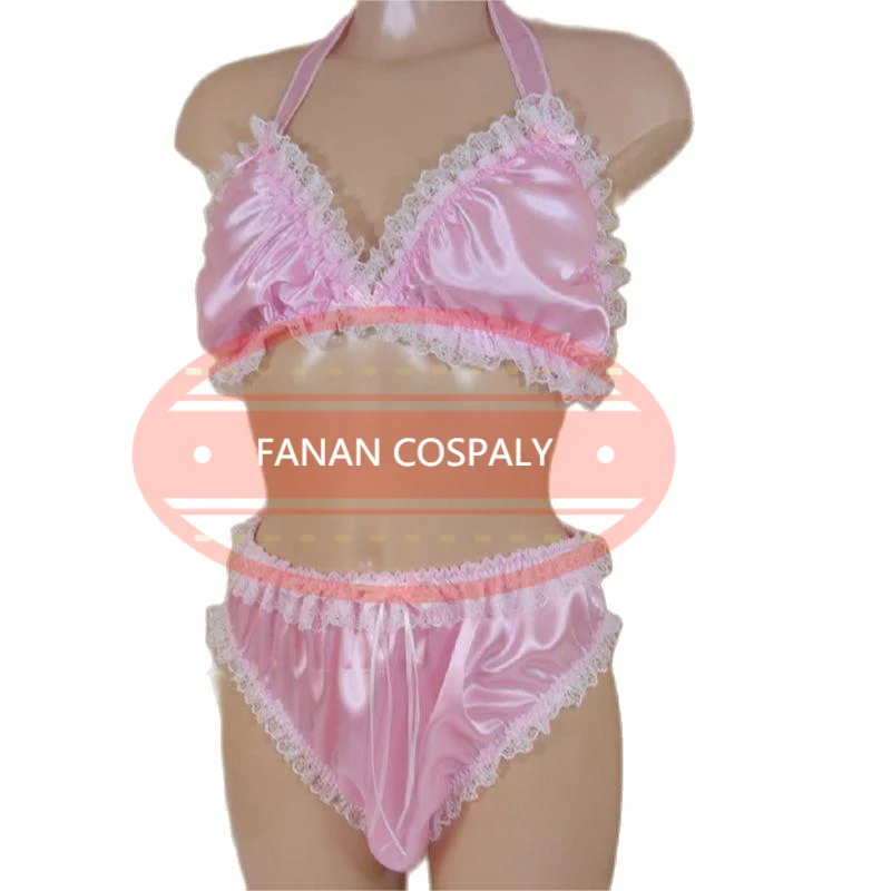 

Fashion Adult Sexy Pink Girl Strap Swimwear Lining Sissy Lining Princess Pajamas Custom Multi Color