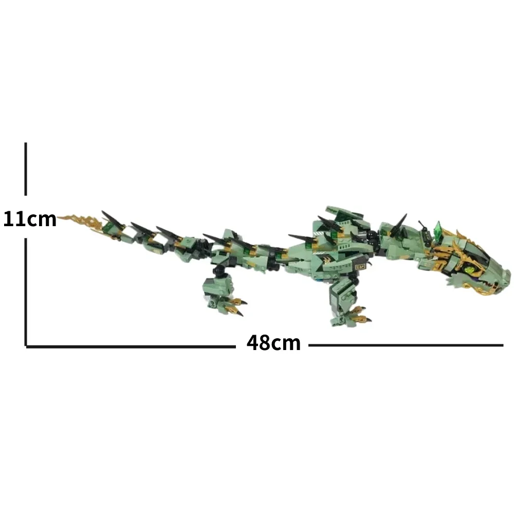 مجموعات مكعبات البناء Flying Mecha Dragon 70612 مناسبة لهدايا عيد الميلاد المتوافقة مع جزيئات Legoed