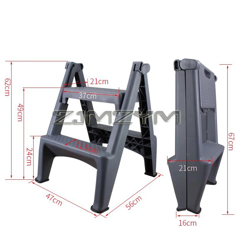 Folding Car Wash Step Ladder Multi-function Step Stool Herringbone Ladder Stool Foot Ladder Ladders for Home