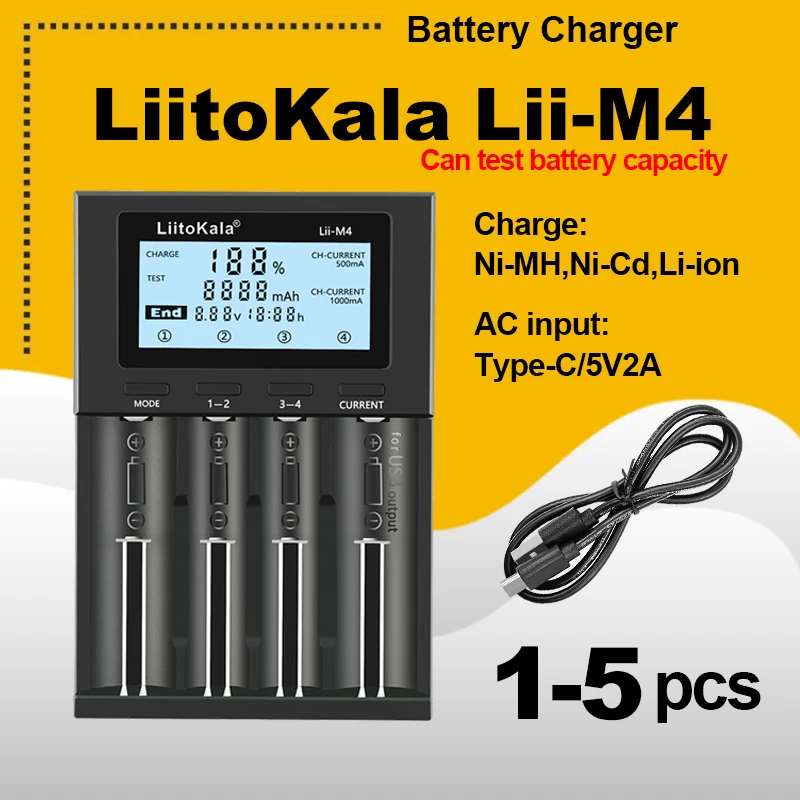 1-5PCS Liitokala Li…