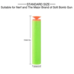 7.2 cm 100/1000 adet dart-dart için emme uyumlu dolum dart oyuncak tabanca mermi bir dizi nerf çocuk hediye Nerf pompasının en iyi 10 satışı-no. 8