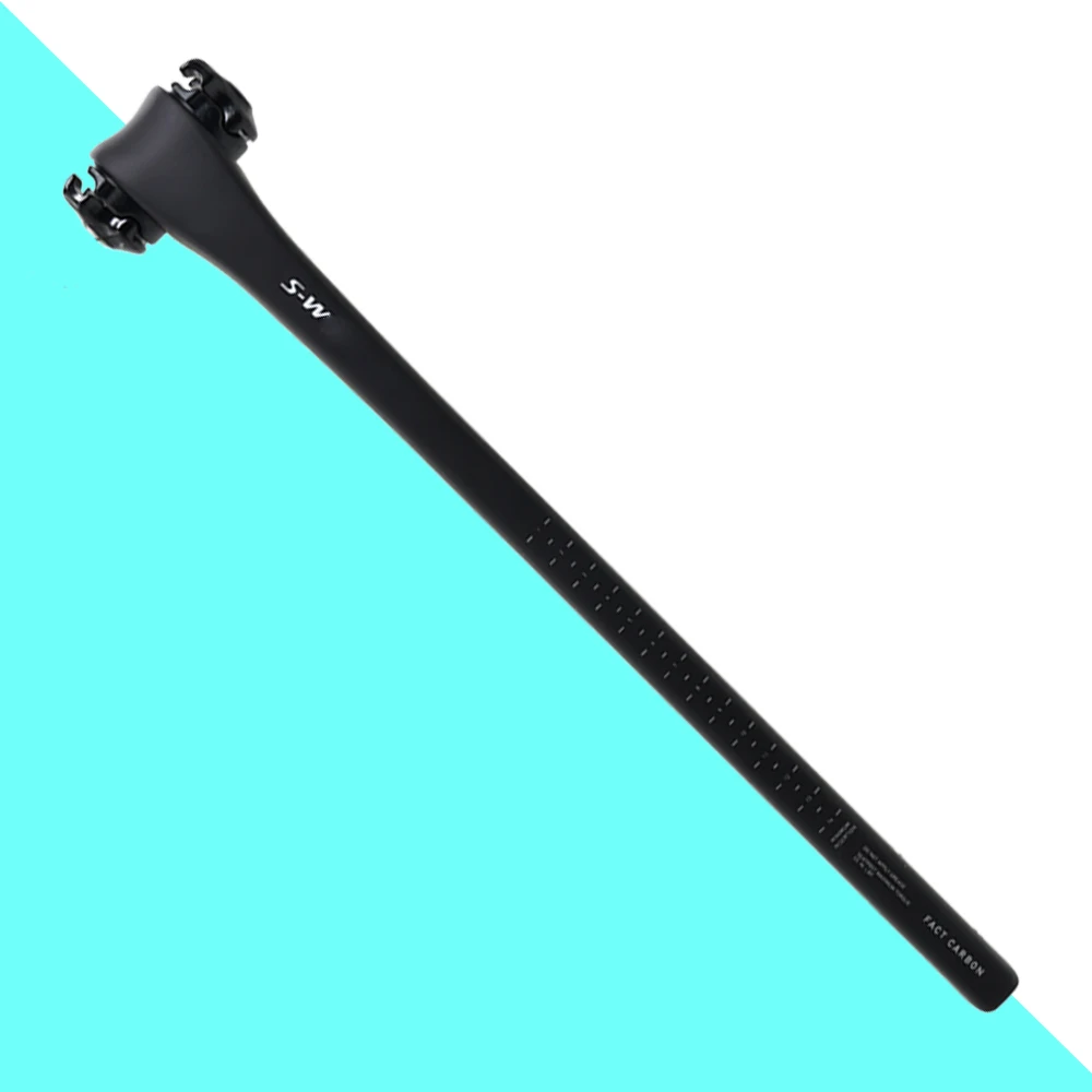 

S-W Carbon Seatpost Ultralight FACT Carbon Fiber for SL6/SL8 Road Series 1:1 Black Matte Seatpost 0mm Offset Bicycle Accessories