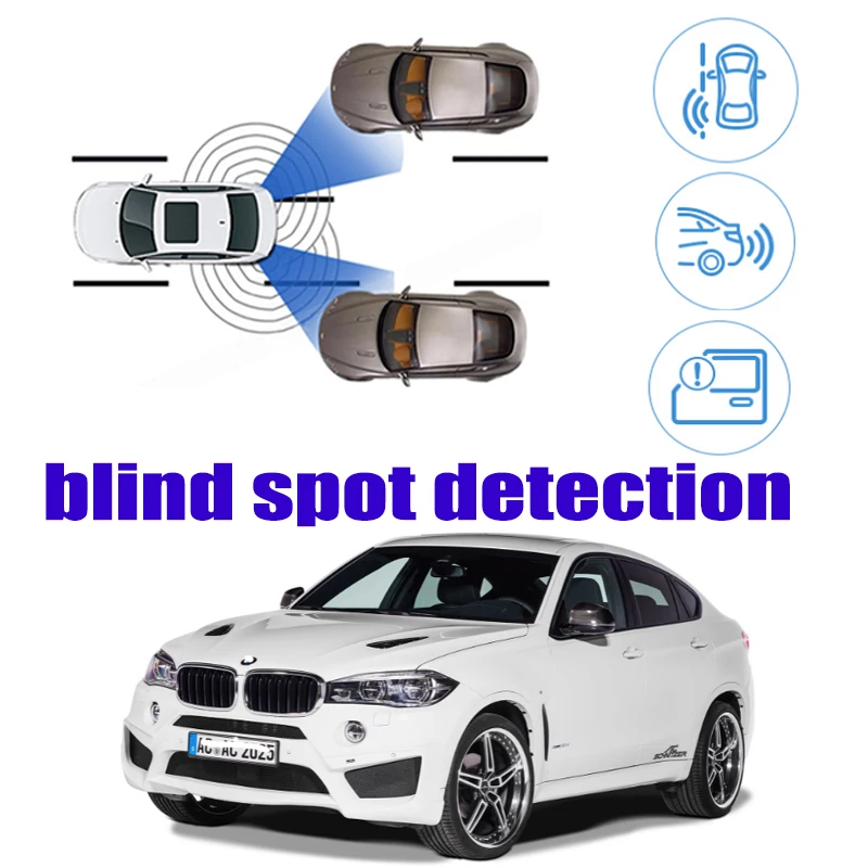 

Для BMW X6 F16 2015 ~ 2019 Автомобильный BSD BSA BSM Предупреждение о слепой зоне Предупреждение о безопасности привода Зеркало Задний радар Система обнаружения