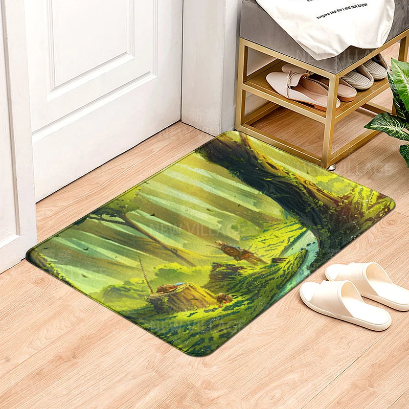 House entrance carpet Home Colorful animals doormat  Room Bath mat Foot mat bathroom non-slip mat Kitchen water absorption mat