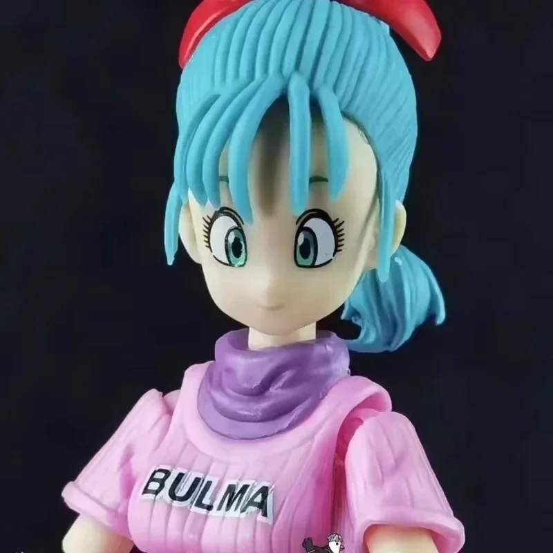 Black Hole Dragon Ball SHF Figuarts Bulma Goku Cápsula No. 9 figura de motocicleta de Bulma, modelo de figura de acción, colección de juguetes, regalo